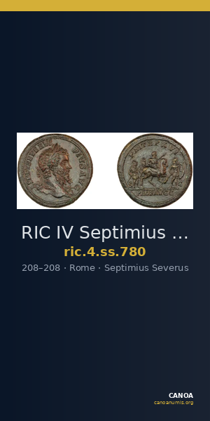 RIC IV Septimius Severus 780 — CANOA