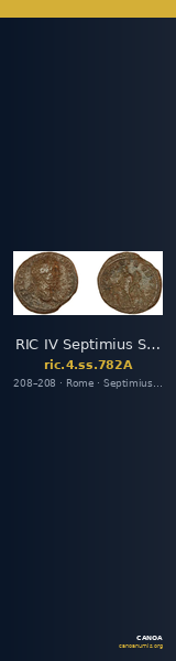 RIC IV Septimius Severus 782A — CANOA