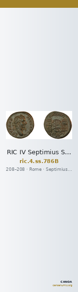 RIC IV Septimius Severus 786B — CANOA