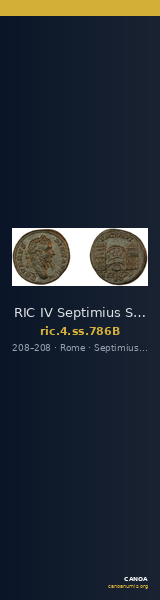 RIC IV Septimius Severus 786B — CANOA
