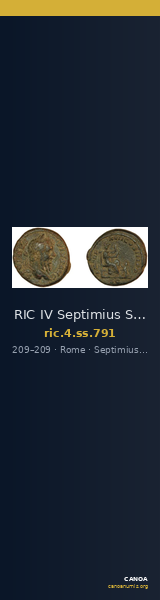 RIC IV Septimius Severus 791 — CANOA