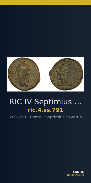 RIC IV Septimius Severus 791 — CANOA