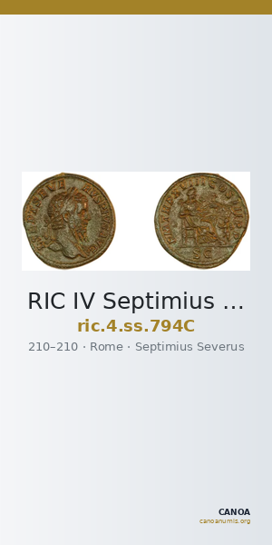 RIC IV Septimius Severus 794C — CANOA