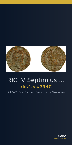 RIC IV Septimius Severus 794C — CANOA