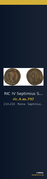 RIC IV Septimius Severus 797 — CANOA