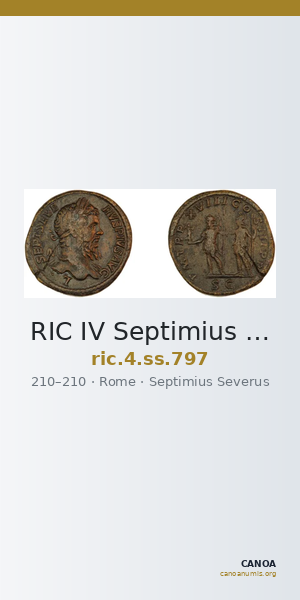 RIC IV Septimius Severus 797 — CANOA