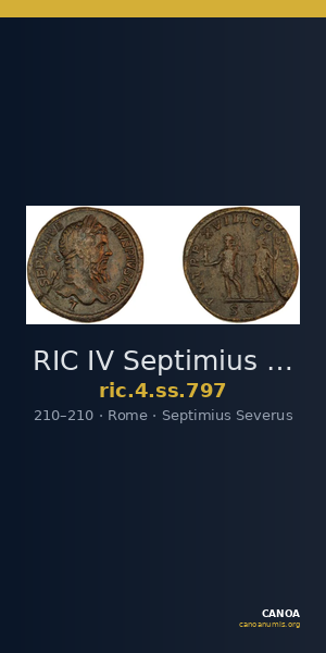 RIC IV Septimius Severus 797 — CANOA