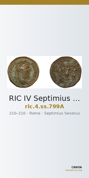 RIC IV Septimius Severus 799A — CANOA