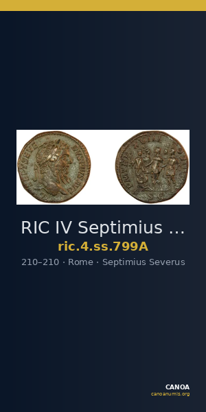 RIC IV Septimius Severus 799A — CANOA