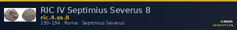 RIC IV Septimius Severus 8 — CANOA