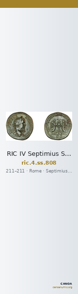 RIC IV Septimius Severus 808 — CANOA