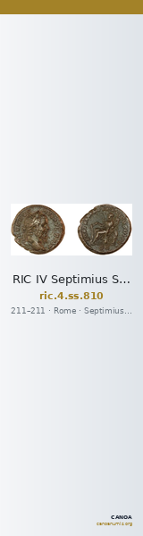 RIC IV Septimius Severus 810 — CANOA