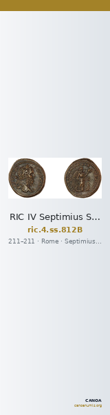 RIC IV Septimius Severus 812B — CANOA