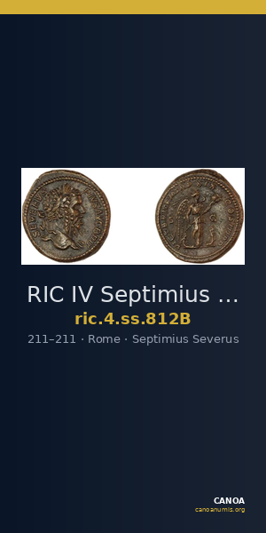RIC IV Septimius Severus 812B — CANOA