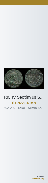 RIC IV Septimius Severus 816A — CANOA