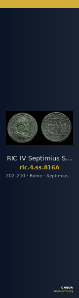 RIC IV Septimius Severus 816A — CANOA