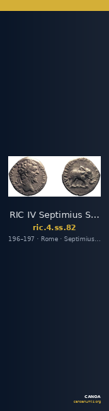 RIC IV Septimius Severus 82 — CANOA