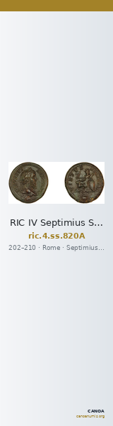 RIC IV Septimius Severus 820A — CANOA