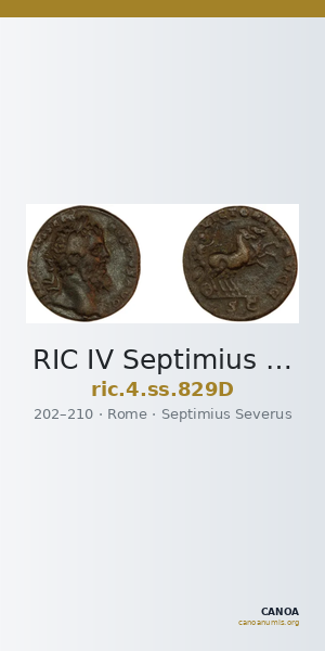 RIC IV Septimius Severus 829D — CANOA