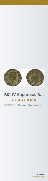 RIC IV Septimius Severus 830A — CANOA