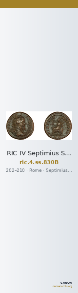 RIC IV Septimius Severus 830B — CANOA
