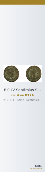 RIC IV Septimius Severus 837A — CANOA