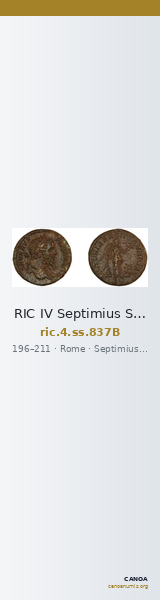 RIC IV Septimius Severus 837B — CANOA