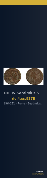 RIC IV Septimius Severus 837B — CANOA