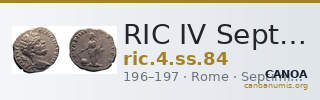 RIC IV Septimius Severus 84 — CANOA