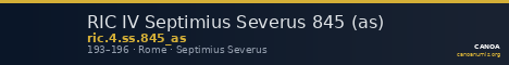 RIC IV Septimius Severus 845 (as) — CANOA
