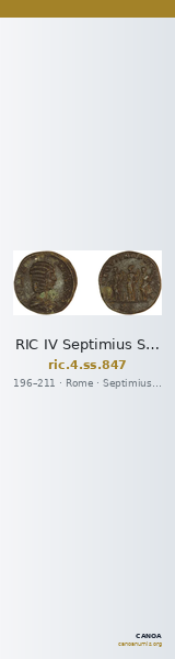 RIC IV Septimius Severus 847 — CANOA