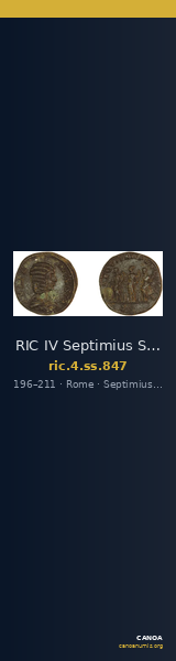 RIC IV Septimius Severus 847 — CANOA