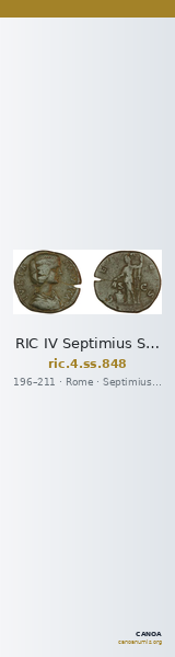 RIC IV Septimius Severus 848 — CANOA