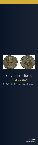 RIC IV Septimius Severus 848 — CANOA