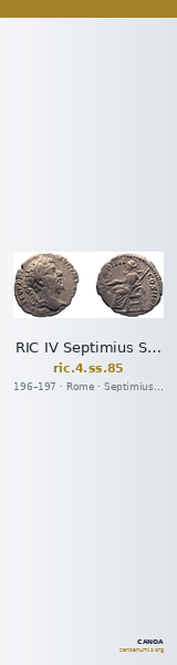 RIC IV Septimius Severus 85 — CANOA