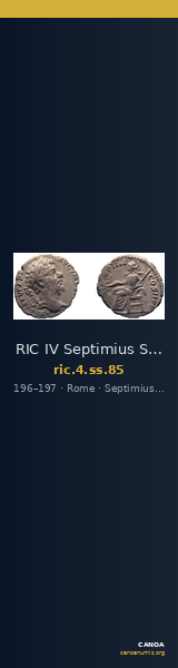 RIC IV Septimius Severus 85 — CANOA
