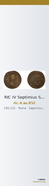 RIC IV Septimius Severus 852 — CANOA