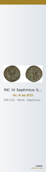 RIC IV Septimius Severus 855 — CANOA