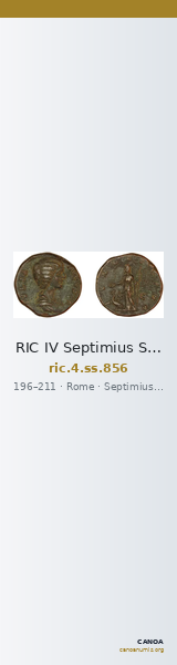 RIC IV Septimius Severus 856 — CANOA