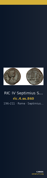 RIC IV Septimius Severus 860 — CANOA