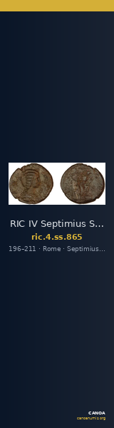 RIC IV Septimius Severus 865 — CANOA