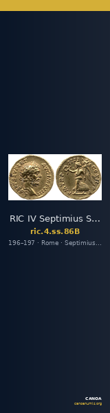 RIC IV Septimius Severus 86B — CANOA