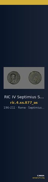 RIC IV Septimius Severus 877 (as) — CANOA