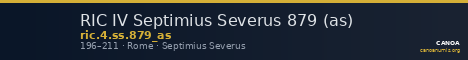RIC IV Septimius Severus 879 (as) — CANOA