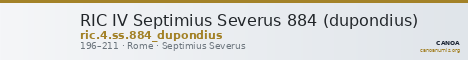 RIC IV Septimius Severus 884 (dupondius) — CANOA