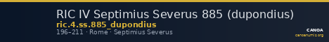 RIC IV Septimius Severus 885 (dupondius) — CANOA