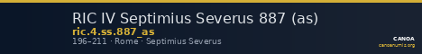 RIC IV Septimius Severus 887 (as) — CANOA