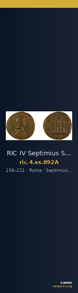 RIC IV Septimius Severus 892A — CANOA