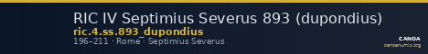 RIC IV Septimius Severus 893 (dupondius) — CANOA
