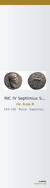 RIC IV Septimius Severus 9 — CANOA
